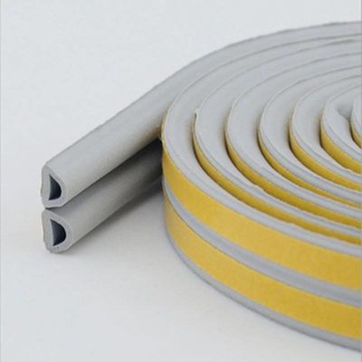ปรับปรุงความทนทานแก่ Tpe PVC Epdm ประตูไม้ ยาง ปิดสตริปอากาศสําหรับอพาร์ทเมนต์