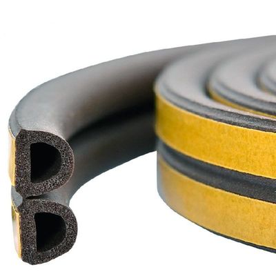 อัลลูมิเนียม อะசெซอรี่หน้าต่าง EPDM ยางประทับสาย สูง 3-25mm ความกว้าง 3-50mm เหมาะสําหรับประตูและหน้าต่างเลื่อน