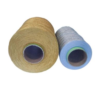 Fdy Yarn Type Style Core Spun Yarn สะอาดต่อสิ่งแวดล้อม 600D 900D 1000D 2000D 5000D PP YARN Cone สีที่กําหนดเองสําหรับผ้า