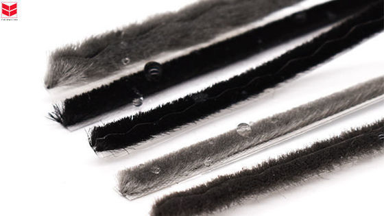 ประตูเลื่อนหน้าต่าง Seal Brush Strip ผ้าปูสับสับสับอากาศ