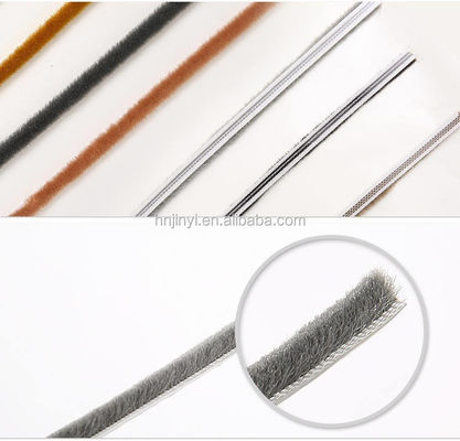 CLJ แพคเกจม้วน Anti-Collision Wool Pile Sealing Strip ไม่กันน้ํา ใช้กับประตูและหน้าต่างทั่วไป
