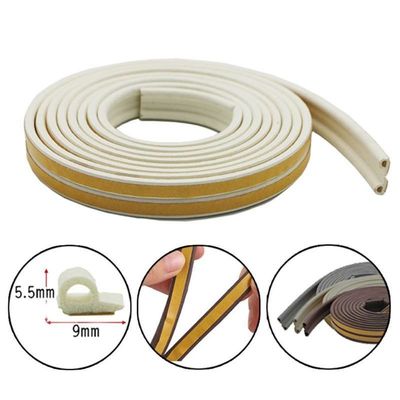 ประตูและหน้าต่างด้วย EPDM ผงอ่อน สายรัดยาง สีเทา สีน้ําตาล ขาว
