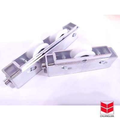 อลูมิเนียม Window Sliding Roller ไนลอน Single Pulley Roller การออกแบบตามความต้องการ สําหรับอพาร์ทเมนต์