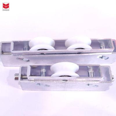 อลูมิเนียม Window Sliding Roller ไนลอน Single Pulley Roller การออกแบบตามความต้องการ สําหรับอพาร์ทเมนต์