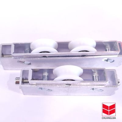 อลูมิเนียม Window Sliding Roller ไนลอน Single Pulley Roller การออกแบบตามความต้องการ สําหรับอพาร์ทเมนต์