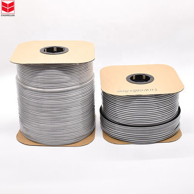 100% Pp วัสดุ Wool Pile Weather Strip ด้วยสไตล์การออกแบบที่ทันสมัยและ ISO9001 2008 ใบรับรองจาก สีสีเทาดํา